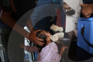 Polio vaccination campaign in Gaza
