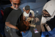 Polio vaccination campaign in Gaza