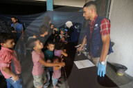 Polio vaccination campaign in Gaza