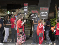 Hotel workers strike across the US
