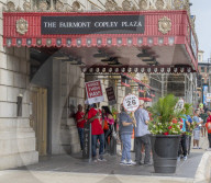 Hotel workers strike across the US