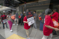 Hotel workers strike across the US