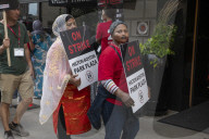 Hotel workers strike across the US