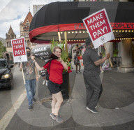 Hotel workers strike across the US