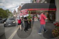 Hotel workers strike across the US