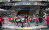 Hotel workers strike across the US