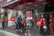 Hotel workers strike across the US