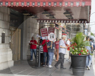Hotel workers strike across the US