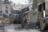 Israeli army patrol West bank towns