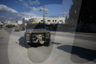 Israeli army patrol West bank towns