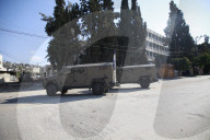 Israeli army patrol West bank towns