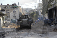 Israeli army patrol West bank towns