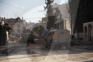 Israeli army patrol West bank towns