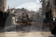 Israeli army patrol West bank towns