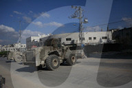 Israeli army patrol West bank towns
