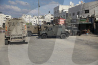 Israeli army patrol West bank towns