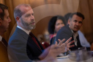 Deputy Prime Minister Angela Rayner holds a Make Work Pay Business Breakfast meeting