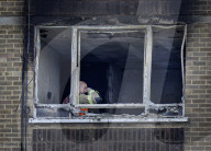 Tower block fire in catford