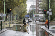 Il fiume Seveso esonda a causa delle ingenti piogge