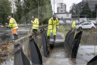 Il fiume Seveso esonda a causa delle ingenti piogge
