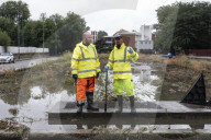Il fiume Seveso esonda a causa delle ingenti piogge