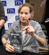 Briefing with Anne Applebaum at the Foreign Press Association, London, UK 