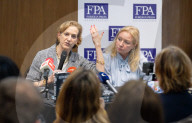 Briefing with Anne Applebaum at the Foreign Press Association, London, UK 