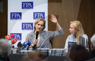 Briefing with Anne Applebaum at the Foreign Press Association, London, UK 