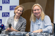 Briefing with Anne Applebaum at the Foreign Press Association, London, UK 