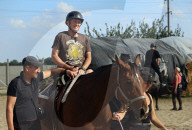 Horses provide therapy to Ukrainian war vets