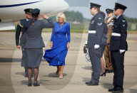Queen Camilla at RAF Leeming