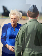 Queen Camilla at RAF Leeming