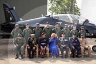 Queen Camilla at RAF Leeming