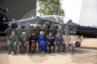 Queen Camilla at RAF Leeming