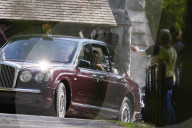 Royals attend church service