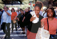 Hijacked planes crash into the World Trade Center
