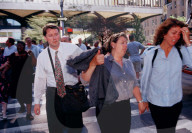 Hijacked planes crash into the World Trade Center