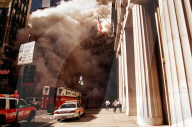 Hijacked planes crash into the World Trade Center