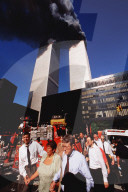 Hijacked planes crash into the World Trade Center