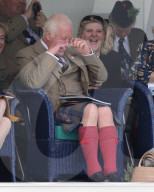 The King attends the Braemar Gathering in Braemar, UK.
