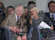The King attends the Braemar Gathering in Braemar, UK.