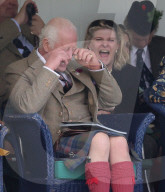 The King attends the Braemar Gathering in Braemar, UK.
