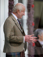 The King attends the Braemar Gathering in Braemar, UK.