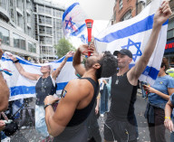 Stop The Hate’s NOVA 'rave' outside the Israeli Embassy in London, UK.