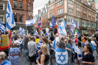 Stop The Hate’s NOVA 'rave' outside the Israeli Embassy in London, UK.