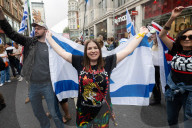Stop The Hate’s NOVA 'rave' outside the Israeli Embassy in London, UK.