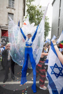 Stop The Hate’s NOVA 'rave' outside the Israeli Embassy in London, UK.