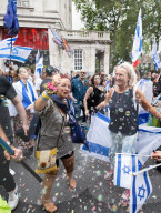 Stop The Hate’s NOVA 'rave' outside the Israeli Embassy in London, UK.