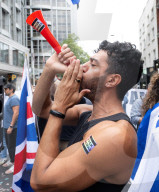 Stop The Hate’s NOVA 'rave' outside the Israeli Embassy in London, UK.