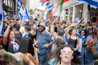 Stop The Hate’s NOVA 'rave' outside the Israeli Embassy in London, UK.